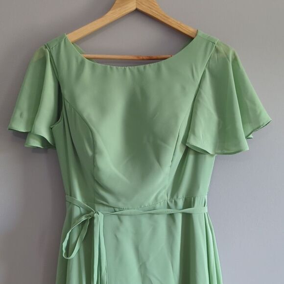 Green formal maxi dress - Picture 2 of 8